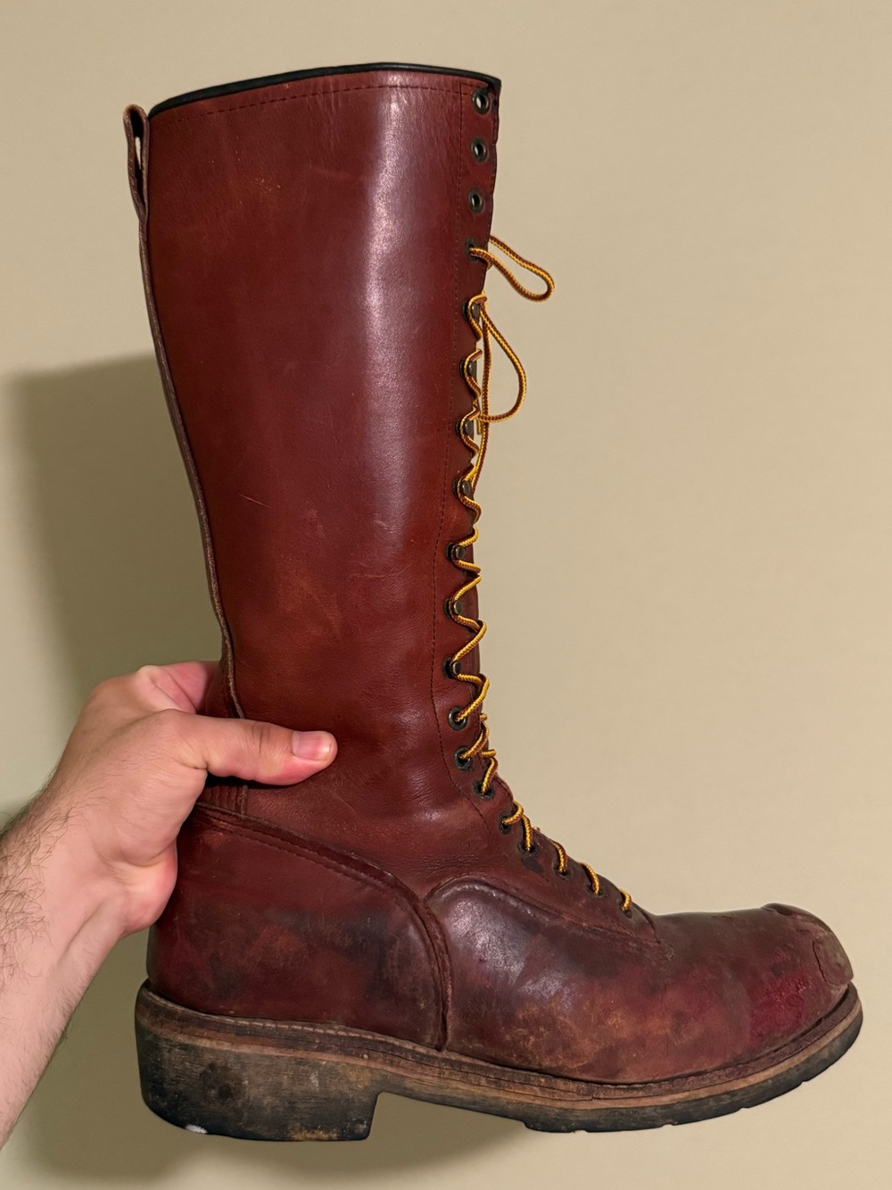 Red Wing 2450 Classic Lineman Boots Size 11.5 E
Steel Toe - Picture 4 of 16